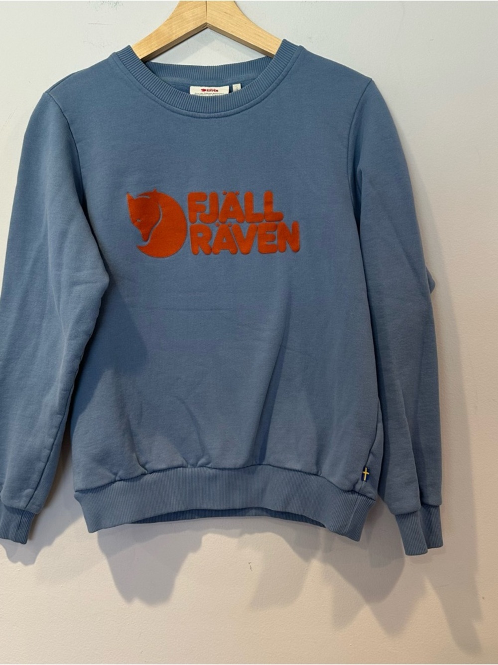 Fjallraven Women's Blue Logo Crewneck Sweater - Picture 2 of 6